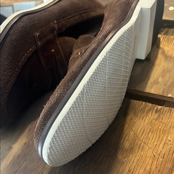 Johnston & Murphy Brown Loafers with Suede Finish - Picture 8 of 12